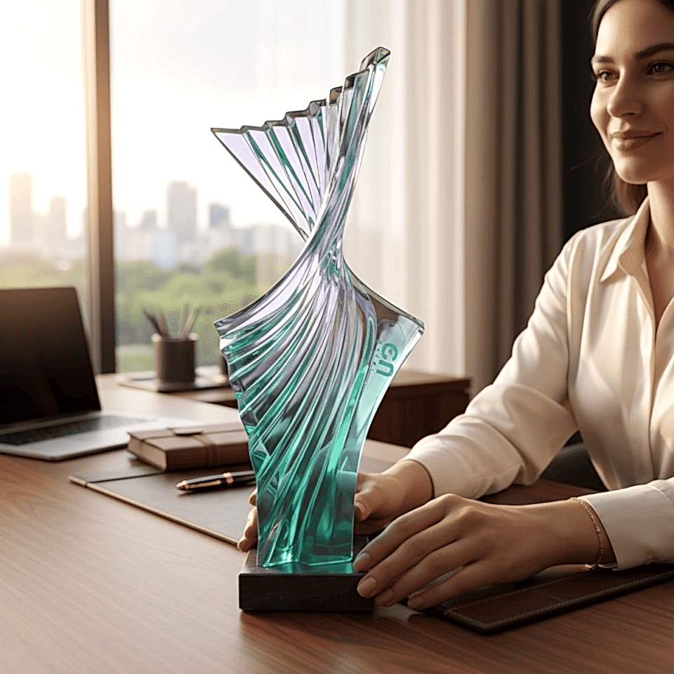 AKRİLİK SOYUT HEYKEL