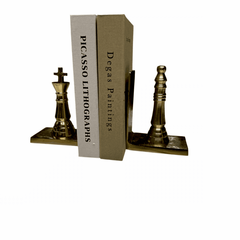 SATRANÇ FİGÜRLÜ 2'Lİ KİTAP TUTUCU