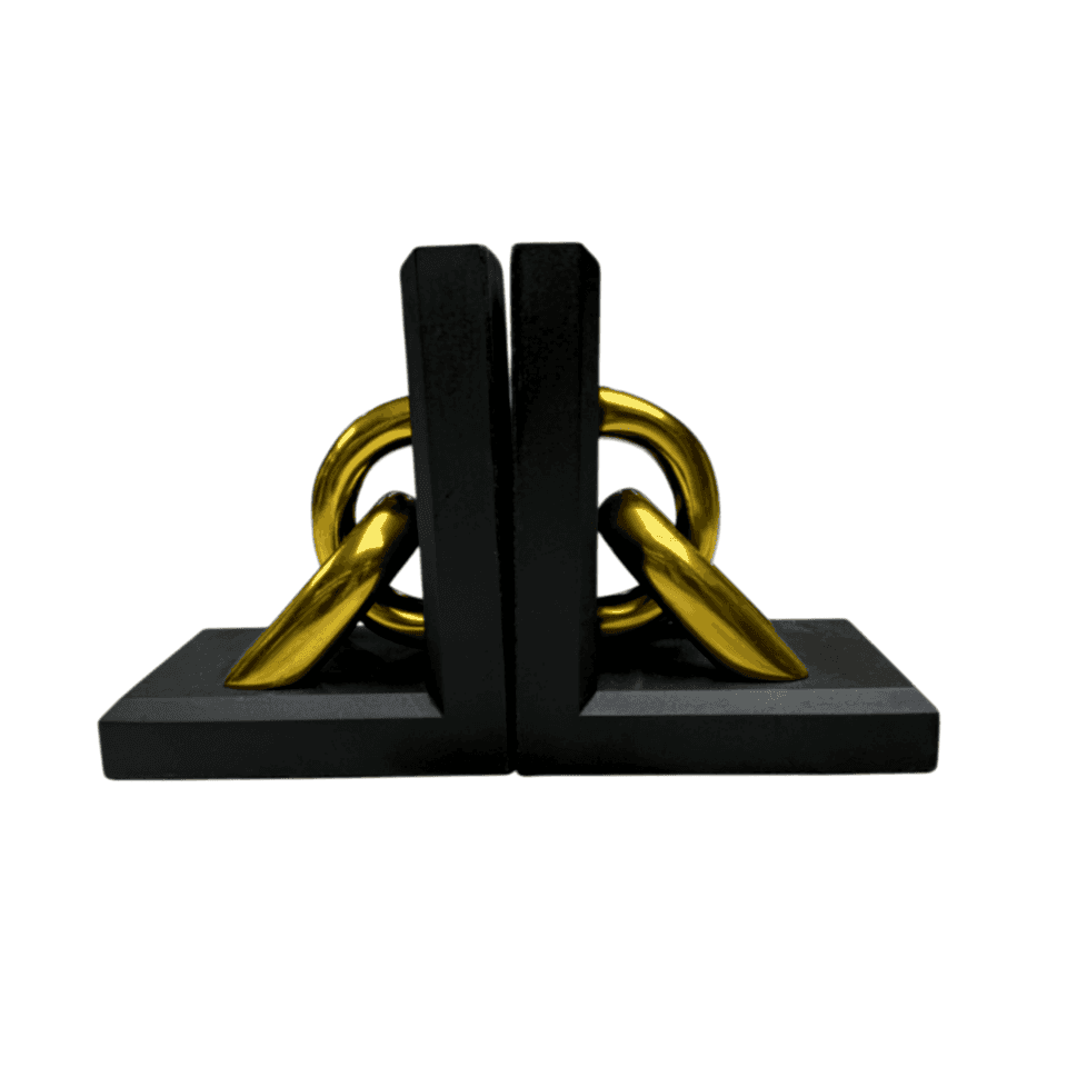 ZİNCİR TASARIMLI 2'Lİ KİTAP TUTUCU