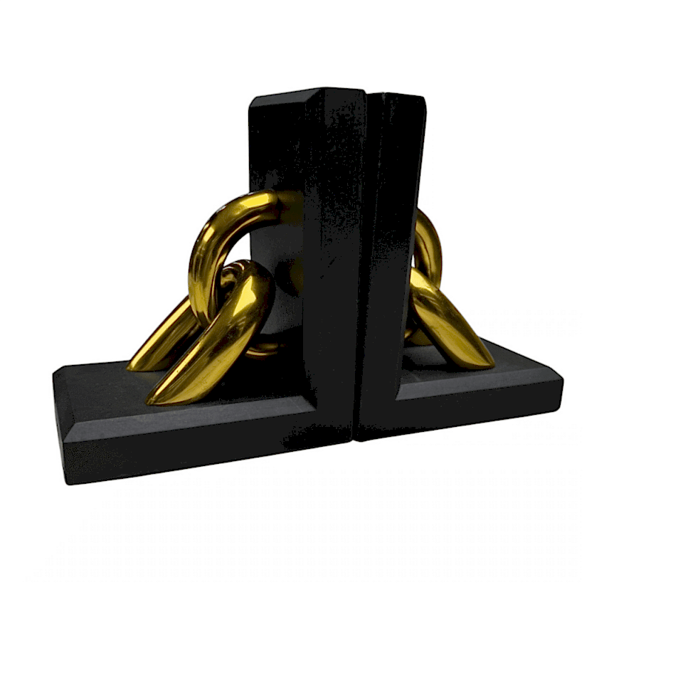 ZİNCİR TASARIMLI 2'Lİ KİTAP TUTUCU