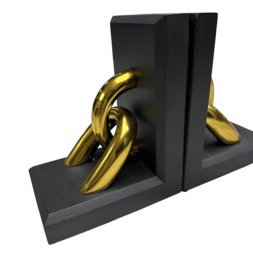 ZİNCİR TASARIMLI 2'Lİ KİTAP TUTUCU