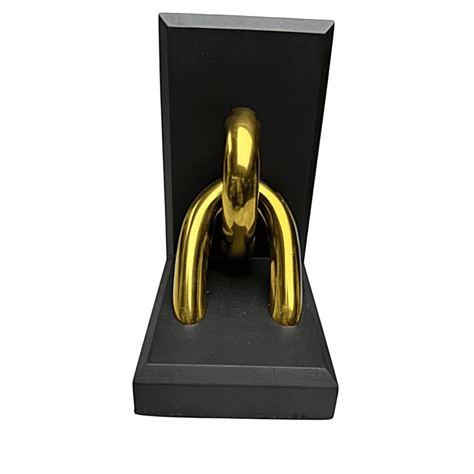 ZİNCİR TASARIMLI 2'Lİ KİTAP TUTUCU