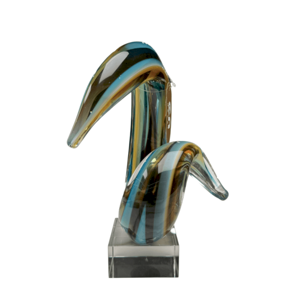 CAM SPİRAL SOYUT DEKORATİF OBJE