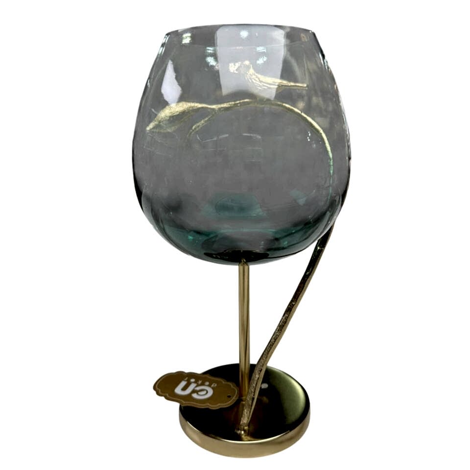 KUŞ FİGÜRLÜ DEKORATİF ŞAMDAN BÜYÜK