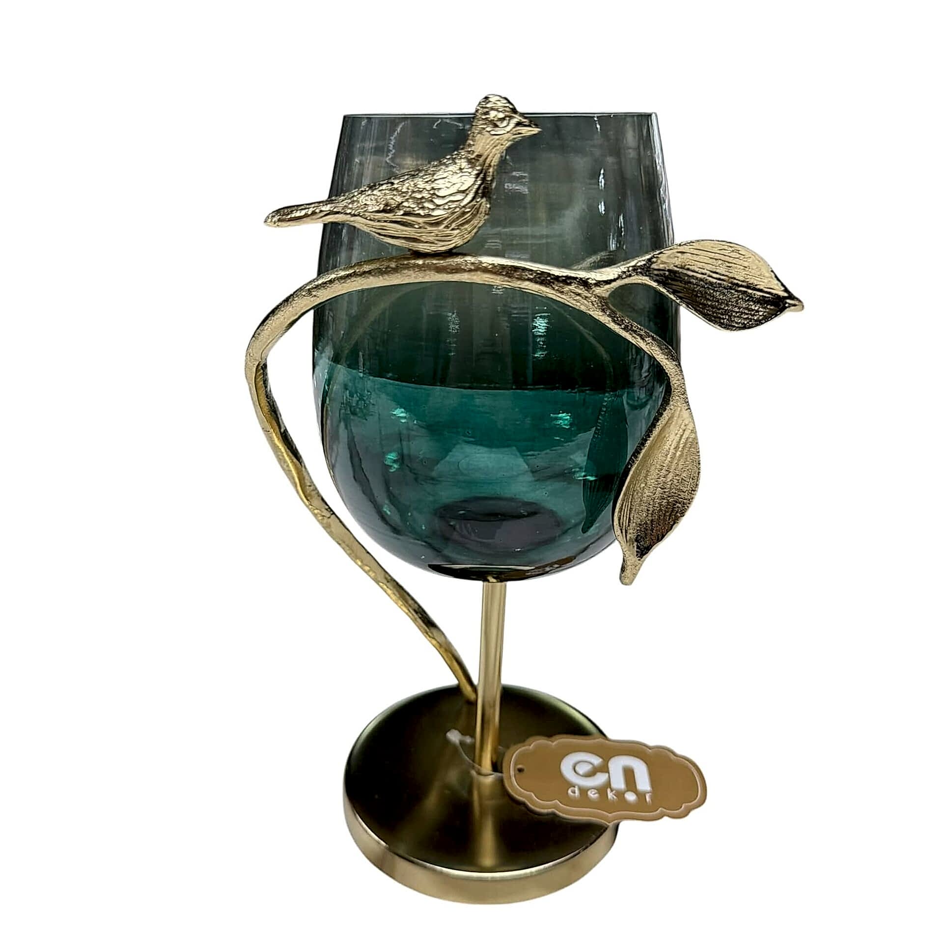 KUŞ FİGÜRLÜ DEKORATİF ŞAMDAN KÜÇÜK