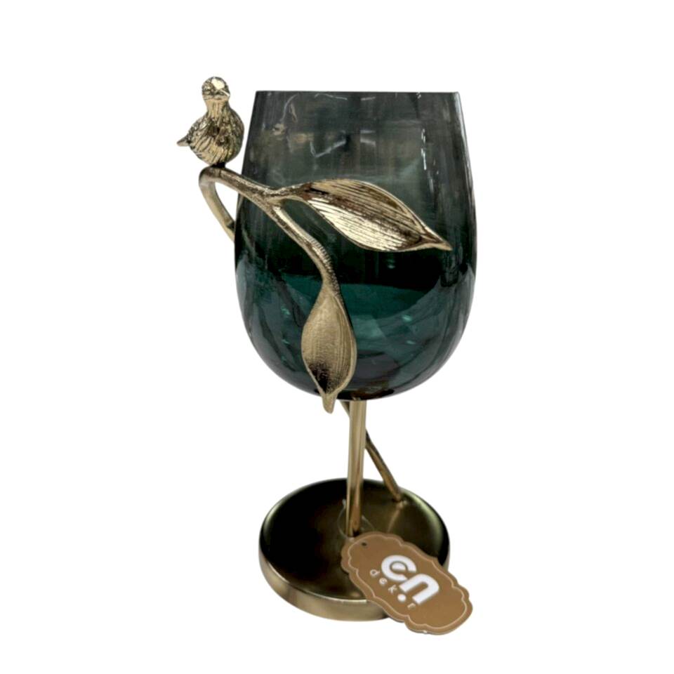 KUŞ FİGÜRLÜ DEKORATİF ŞAMDAN KÜÇÜK