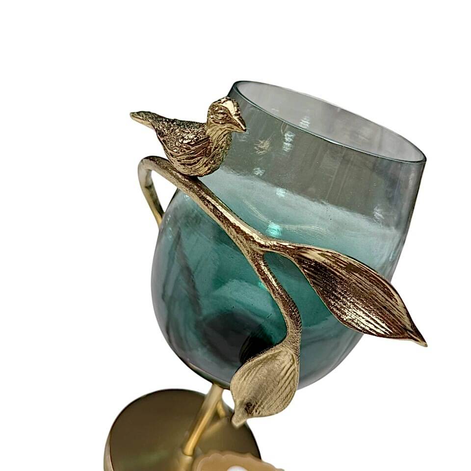 KUŞ FİGÜRLÜ DEKORATİF ŞAMDAN KÜÇÜK