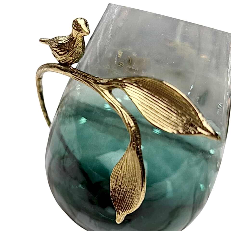 KUŞ FİGÜRLÜ DEKORATİF VAZO