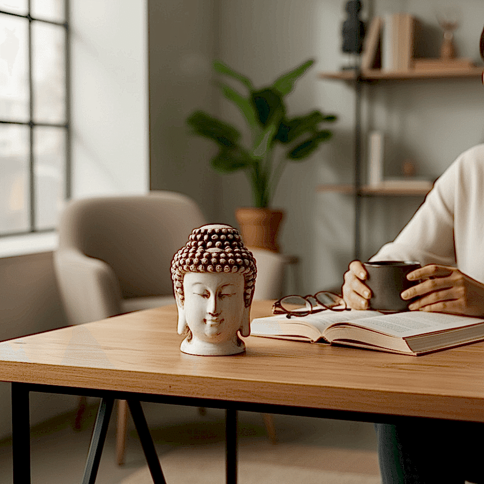 DEKORATİF BUDA HEYKELİ