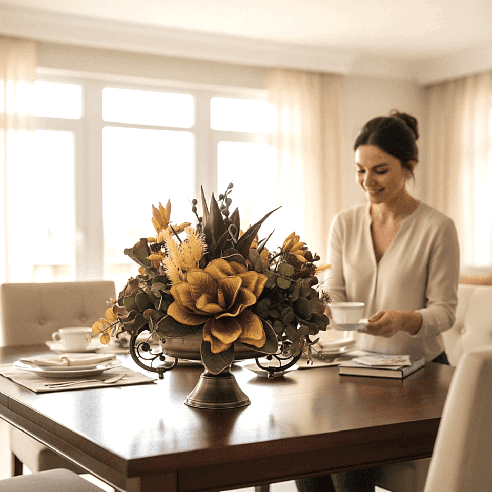 YAPAY ÇİÇEK ARANJMANI