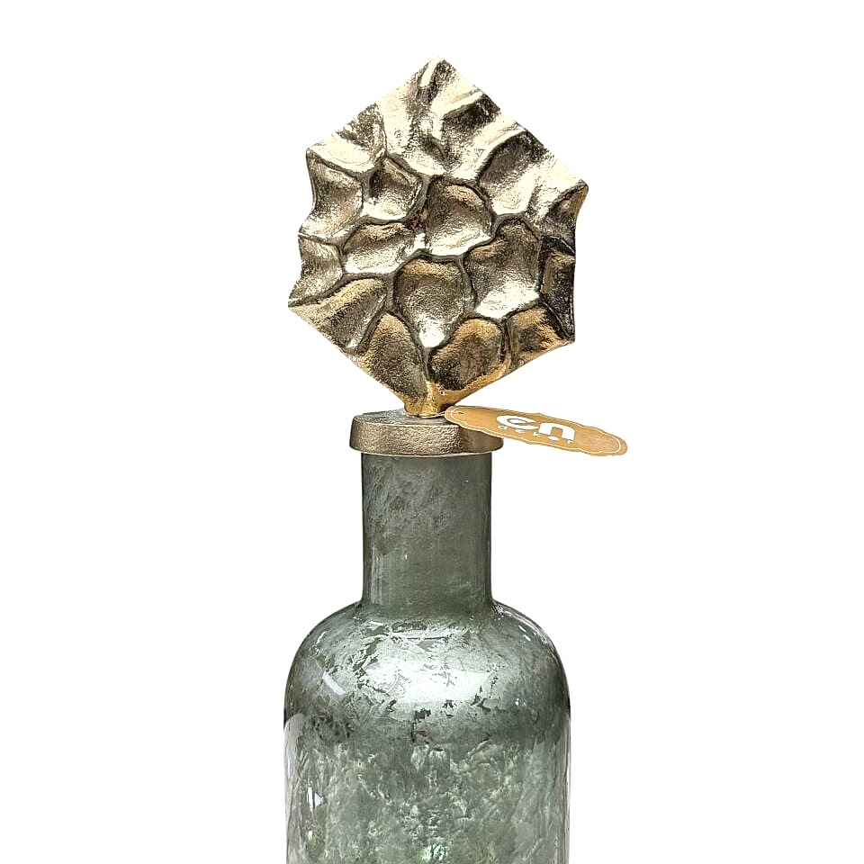 KAPAKLI CAM DEKORATİF ŞİŞE BÜYÜK