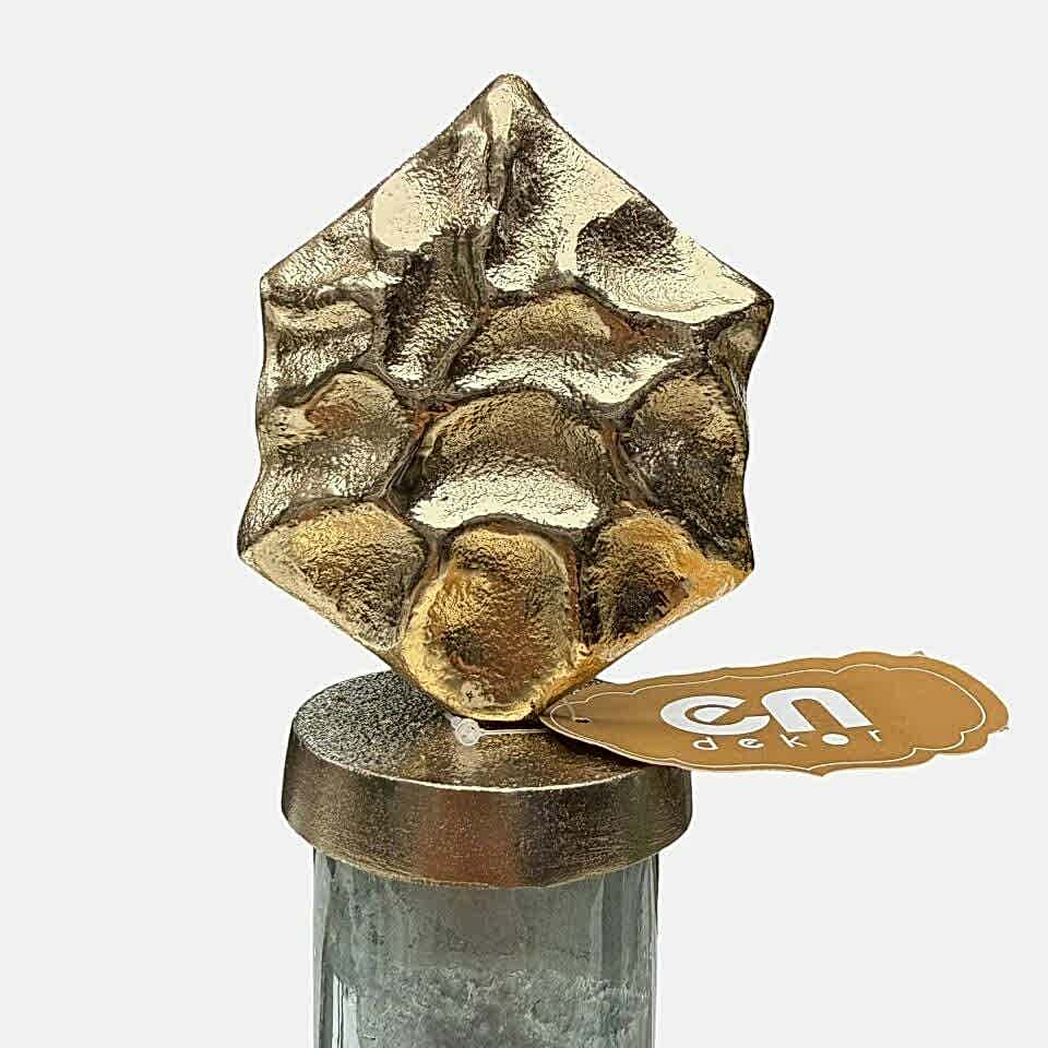 KAPAKLI CAM DEKORATİF ŞİŞE KÜÇÜK