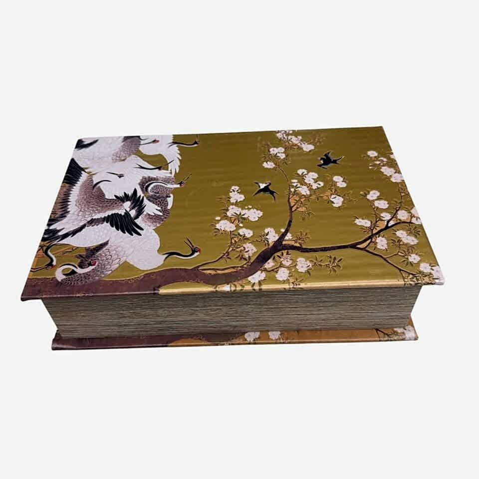 DEKORATİF KİTAP KUTUSU GOLD