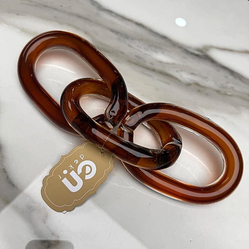 CAM ZİNCİR OBJE AMBER