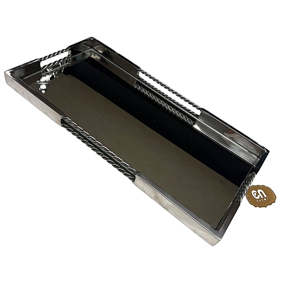 KROM BURMALI KULPLU TEPSİ