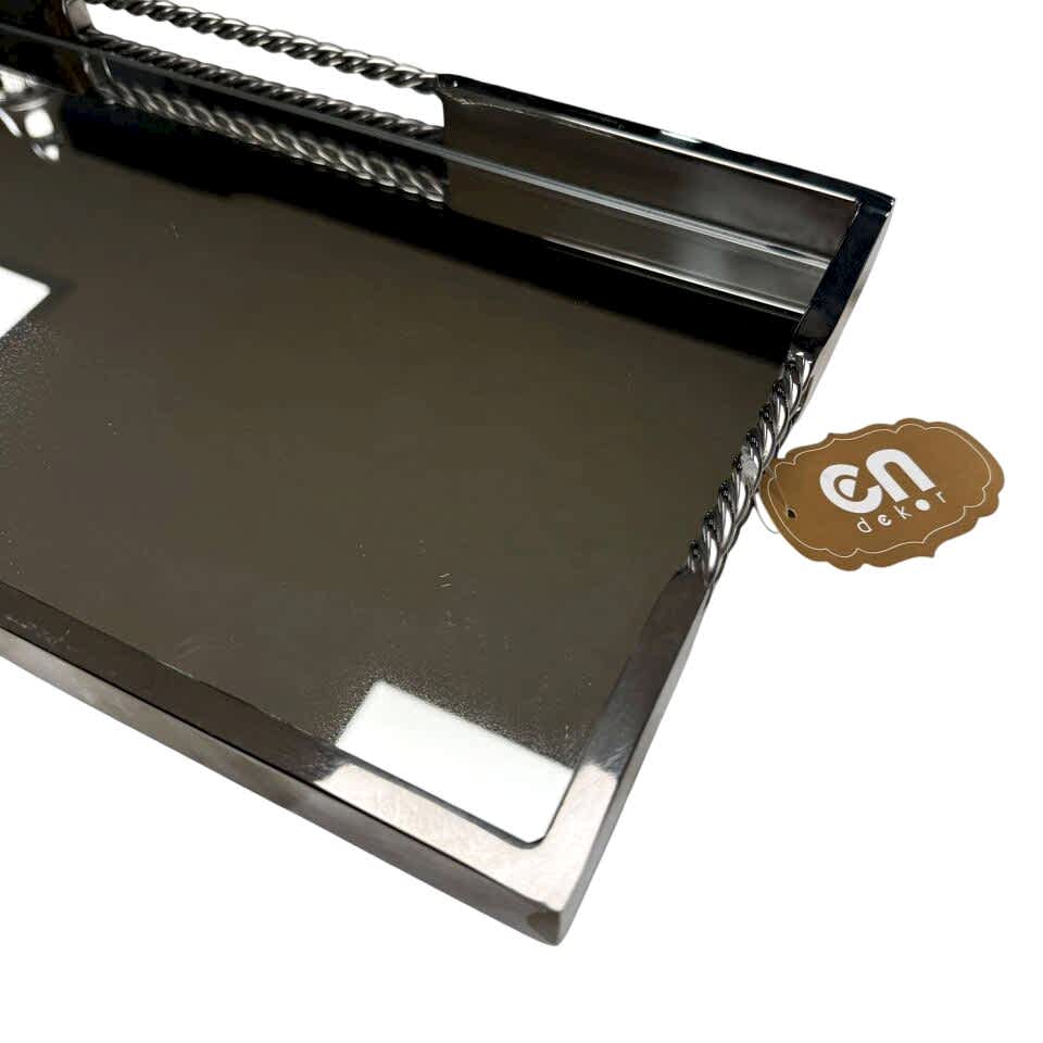 KROM BURMALI KULPLU TEPSİ